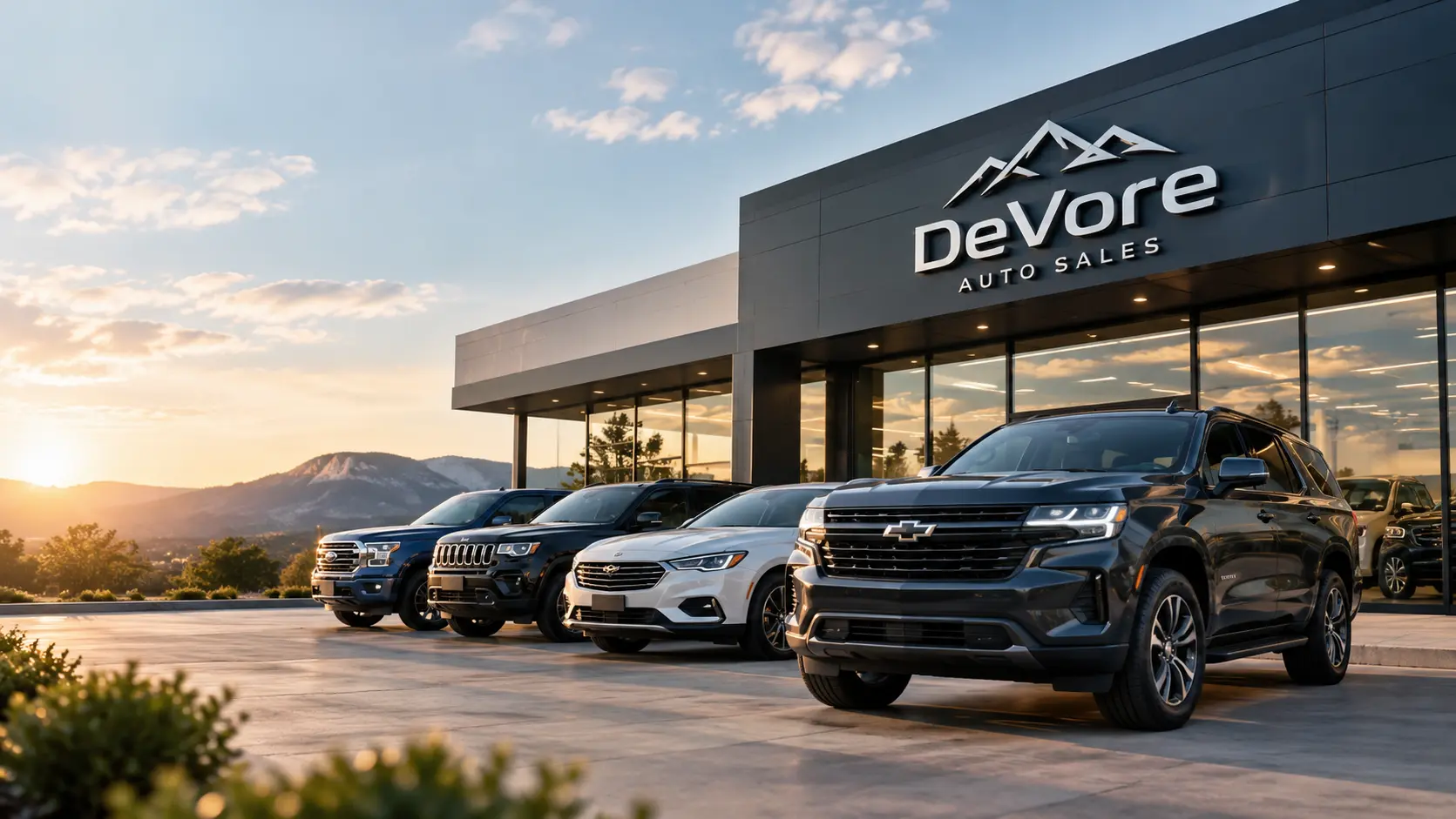 Devore Auto Sales team and dealership